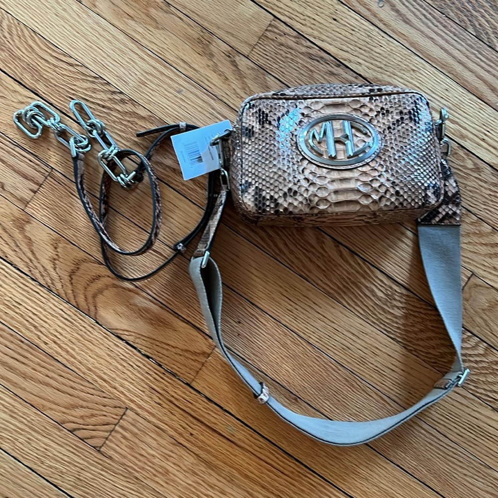 Nwt Michael Kors Collection Python Leather Snakes… - image 5